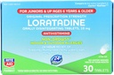 Rite Aid Kid Non-Drowsy Allerage Relief, Loratadină 10mg, menta Aroma - 30 comprimate 