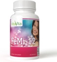 FeMi-12, ajută la ameliorarea perioadei lunare a femeilor disconfortează şi susţine menstruarea normală (60 capsule)