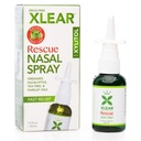 Xlear Rescue Natural Nasal Spray cu Xylitol, Oregano și Tea Tree, 1,5 fl oz (Pachet de 1)