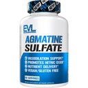 Evlution Nutrition Agmatine Sulfate Capsule oxid nitric - Putere mare Agmatine Sulfate Oxid nitric Supliment pentru pompe de mare intensitate de crestere musculara Recuperare si performanta - 60 Serviri