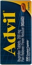 Advil Pain Relieiver/Fever Reductor 200mg Caplete - 100 Ct, ambalaj de 3