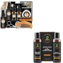 XIKEZAN Cadouri pentru bărbați w/Beard Kit și Barbă Șampon și Set balsam
