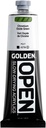 Open Slow-Drying Acrilics by Golden, Cromoxid Green, 5 fl oz. tub, Professional Acrilic Paint, Opaque