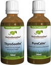Remedii native ThyroSoothe și PureCalm ComboPack
