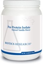 Biotice Cercetare Proteina Pea Izolat Vanilie Naturala Aroma, Se amesteca usor cu apa sau suc, Proteina Pea Premium, 21 grame Proteina curata per Servire 16 Onces
