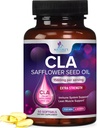 Suplimentul CLA, Acid Linoleic conjugat 1560mg - supliment de putere extra pastile CLA - corp de sprijin compozitie, Lean Muscle Ton, & Energie - Capsule de safflower, Gluten gratuit, non-GMO - 60 Softgels