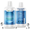 NutriNoche Supliment lichid mineral de argint coloidal - 30 ppm - 32 Ounces - Minerale coloidale