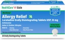HealthCareAisle Alergy Relief - Loratadină 10 mg comprimate care se dezintegrează oral USP - 30 comprimate - Reţeaua iniţială a prescripţiei Medicamente pentru alergii, 24 ore ajutor