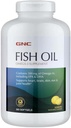 GNC ulei de pește Omega 3 Supliment, EPA 300mg și DHA, Aroma de lămâie, Suporturi inimă, creier, piele, ochi și sănătate comună, 360 Softgels, 360 Serviri