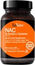 Invită Sănătate N-Acetyl Cysteine (NAC) - Susţine sănătatea ficatului şi creierului - Provizii Acidul amino esenţial L-Cysteine şi un Precursor al Tripeptidei Glutatione - 60 Capsule vegetariene (2-Pack)