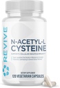 Revive MD NAC Supliment pentru bărbaţi şi femei - N-Acetyl Cysteine susţine sănătatea respiratorie, cardiovasculară şi celulară - suport antioxidant şi imun (120 capsule, 60 serviri)