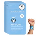 Patch-ul bun Nite Owl Patch, suport natural de somn Patch pentru copii timp de culcare cu tarta Cherry, musetel, și Skullcap, Plant Powered, eliberare susținută (36 patch-uri totale)