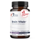 Design-uri pentru sănătate Brain Vitale cu Cognizin Citicolină - "Nootrop" Supliment pentru a ajuta la cogniție, Mood + Memorie cu GPC Choline, Ginkgo + Acetil L Carnitina HCL (120 capsule)