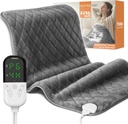 Pad de incalzire electrica pentru crampe de perioada - 35"x20" XL Pad-uri mari incalzite pentru spate, gat, Umeri si Picioare Relief de durere, Optiune de caldura umeda, Masina de spalat, 6 setari de caldura, oprit automat, Velvet moale
