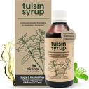 AKSHAR Ayurveda - Tulsin Syrup, Natural Cough Syrup cu Licorice, Ghimbir, Turmeric, Basil, Malabar Nut - Suplimente de sănătate respiratorie Lung, Mucus Relief & Bronhial Wellness Syrup (6.8 fl oz)