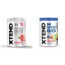 XTEND Original BCAA pulbere Pepene verde Explozie & Sport BCAA pulbere căpșuni Kiwi Splash - Electrolit pulbere pentru recuperare și hidratare cu aminoacizi - 30 Serviri