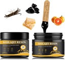 shilajit Resin pentru barbati - potenta maxima naturala Silajit Resin in 85+ Trace Minerals, Gold Grad Himalayan Pure Shiljait for Energy,Immune Support, 50 Grams Pack de 2 (6 luni de aprovizionare)