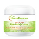 NerveReverse - Neuropatie Durere Relief Cream pentru picioare, mâini, picioare. Mare 4 OZ. JAR. Fast-Action, Cream de putere maximă cu 4% Mentol, MSM, L-Carnitina, L-Arginina, Vitamina E, Vitamina B6