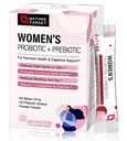 NATURĂ Probiotice ŢINTĂ pentru femei Pulbere probiotică - 50 Miliarde CFU, 13 Tulpini Suporturi pentru Digestive Vaginale Sănătate, Bloating Relief, 30 Stick Packs