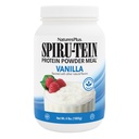 NaturesPlus SPIRU-TEIN, Vanilie - 4 lbs - Shake de proteine pe bază de plante - non-GMO, vegetarian, gluten gratuit - 60 Serviri