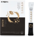 [Black & White Immune D] Coreean Black Ginseng and White Platycodon, Asian Panax Ginseng Extract, Suplimente energetice, Suport Immune, Ginseng Honey Sticks