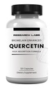 Research Labs QuercsalisTM Quercetin w/Bromelain,120 Veg Capsules. Formula de absorbţie ridicată. Sprijină sănătatea inimii, imun, anti-flare în sus, anti-oxidant sănătate