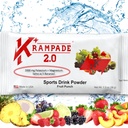 Krampade 2.0 2K: 50 mg Magneziu + 2000 mg Crampă de potasiu Relief Electrolit Drink Powder: Recuperare mai rapidă, Oboseală mai lentă, Hidratare optimizată 