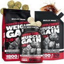 Bully Max Dog Greutate Gainer Chews (75pc mesteca) și musculare Builder Tablete (60 file) & 3-in-1 lichid musculare Builder Supliment Bundle sau căței & Adulți, Toate Rase 