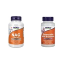 Acum Suplimente, NAC (N-Acetyl Cysteine) 600 mg cu Seleniu & Molybdenum, 100 Capsule Veg & Acum Querbetin cu Bromelain - 60 Capsule Veg