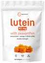 Micro Ingrediente Lutein & Zeaxanthin 40mg Softgels, 240 Count, cu Astexanthin, Omega-3s, & Fosfolipide 