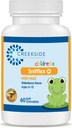 Creekside Naturals Snifflex, Sinus & Respirator pentru copii, Elderberry for Immune Health, Pediatru Formulat cu NAC, Querbetin & Bromelain, Zero Sugar, Vegan, 60 Soft Chewables