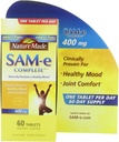 Naturale Made SAM-e complet 400 mg. Tabletă (Ajută la susţinerea dispoziţiei sănătoase şi comfort articular) Valoare 60 ct