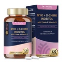 Totaria Myo-Inositol & D-Chiro Inositol Supliment Capules 3075mg, Plus Multivitamine Vitamina D3, Folate, Ideal 40:1 Raportul - Echilibru hormonal pentru femei & ovariane* Suport 