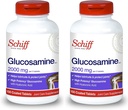 Schiff Glucosamină cu acid hialuronic, 2000mg Glucosamină, Suplimentul comun de îngrijire ajută Lubricate și Proteja articulații*, 150 Conte (Pachet de 2)