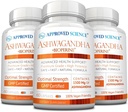 Știință aprobată Ashwagandha 1500mg cu Bioperine® și Ginger- Boost Mood & Energy - 60 capsule Vegan prietenoase (3 sticle)
