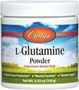 Carlson - L-Glutamine Powder, Free-Form Amino Acid, 3 g, Producţia şi funcţia ţesutului muscular, Suport imun, 3.53 oz (100 g)