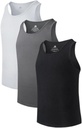 DAVID ARCHY Pentru bărbați Tank Top Bambus Rayon Undershirt Tank Umezeală-Wicking A-Shirt pentru bărbați, 3 sau 5 Pack