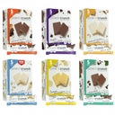 Power Crunch Protein Wafer Bars, Variety Pack, in 6 arome 1.4 Ounce Bars (30 Count). Gustări bogate în proteine cu gust delicios