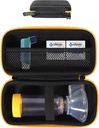 GETGEAR Astm Inhaler Holder case, Compact and Sturdy case for Handy Ventolin Inhaler for Adulți și Copii (numai CASE) (Black)