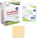 Dynarex 3011 CuraFoam Spray dressing, Non-Borded, Steril, Provoacă Cushioned and Moist Wound Care, 2" x 2," Pachet de 10