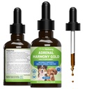 Pet Wellbeing Adrenal Harmony Gold pentru câini - Vet-Formulat - Suporturi functie suprarenala sanatoasa, Nivele normale de cortizol, Setea sanatoasa & Greutate 