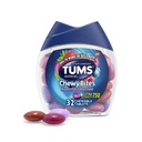 TUMS Chewy Bites Antiacide comprimate pentru arsuri la stomac masticabile și acid Indigestie Relief, Berrii asortate, 32 Conte