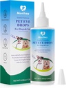 Picături ochi de animale de companie, drops Gentle & Safe Dog ochi pentru infecție,eliminare ochi Mâncărime & Iritație,Deplasare Tear Stains,Safe pentru toate animalele, 4.06oz,120ml