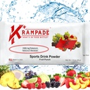 Krampade Anti-Cramping Potasiu Înlocuire Sportiv băutură - 2K fructe Punch Single Serviţi fără culoare