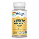 SOLARAY Super Bio Buffered Vitamina C 1000mg, două etape, Timed Release Vitamina C cu Bioflavonoids, Immune Supplement - Absorbție ridicată, Vegan, 60 Ziua Garanție, 30 Servings, 60 VegCaps