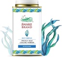 Snake Brand Prickly căldură Răcire pulbere pentru utilizarea de zi cu zi - anti-Chafing, Eruptie termica Relief, Ocean proaspat Kelp miros (4.9 Oz / 140g)