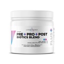 Livingood Daily Pre Post Biotics Blend Powder, Digestive Health Supplement with Prebiotics from Organic Blue Agave Inulin, SBO Probiotices, Probiotics for Women & Men, Non OMG, Vegan, 30 Servings