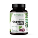 EMERALD LABS Extractul european de semințe de struguri - supliment antioxidant și de sprijin imunitar - susține fluxul sanguin sănătos - 90 capsule vegetale (90 de zile de aprovizionare)
