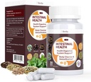 Gut Health Cleanse Detoxifiere Capsule - Intestinal Cleaner cu Wormwood, Black Walnut, Usturoi Bulb, Clove Support Colon Cleanser & Digestion System pentru femei si barbati, 30 Caps