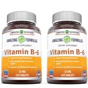 Amazing Formulas Vitamina B6 Pyridoxine 25mg 250 comprimate Supliment 